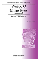 Weep, O Mine Eyes SSA choral sheet music cover